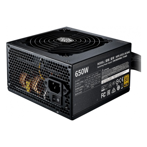 купить Блок питания CoolerMaster MWE GOLD 650 V2 500-750W Non Modular, 80+ GOLD MPE-6501-ACAAG-EU в Алматы