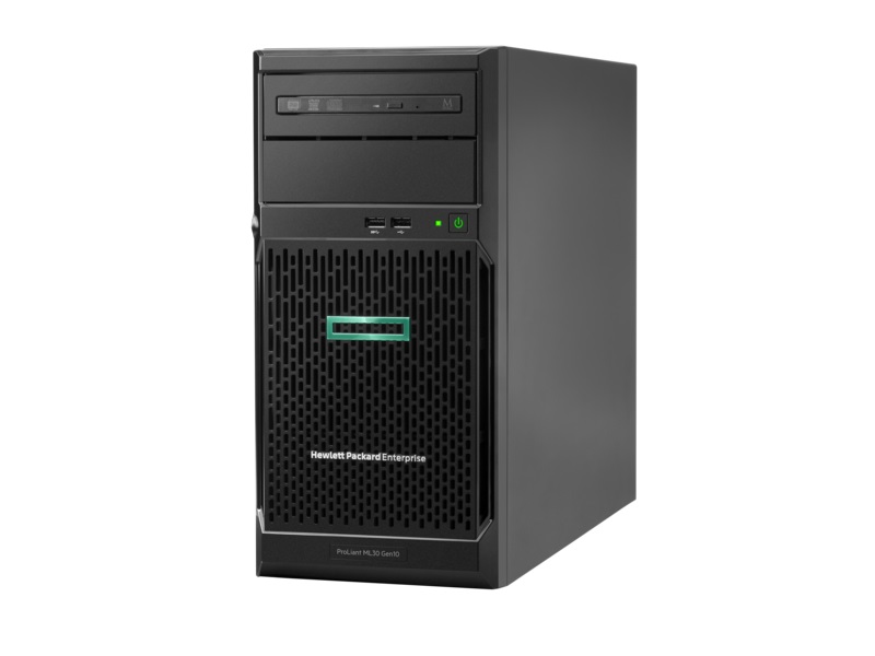 купить Сервер HP Enterprise/ML30 Gen10/1/Xeon E-2124 (4C/4T 8Mb)/3,3 GHz/1x16 Gb/S100i SATA only/0,1,5,10/4 LFF/2x1GbE/Nо ODD/1 x 350W в Алматы