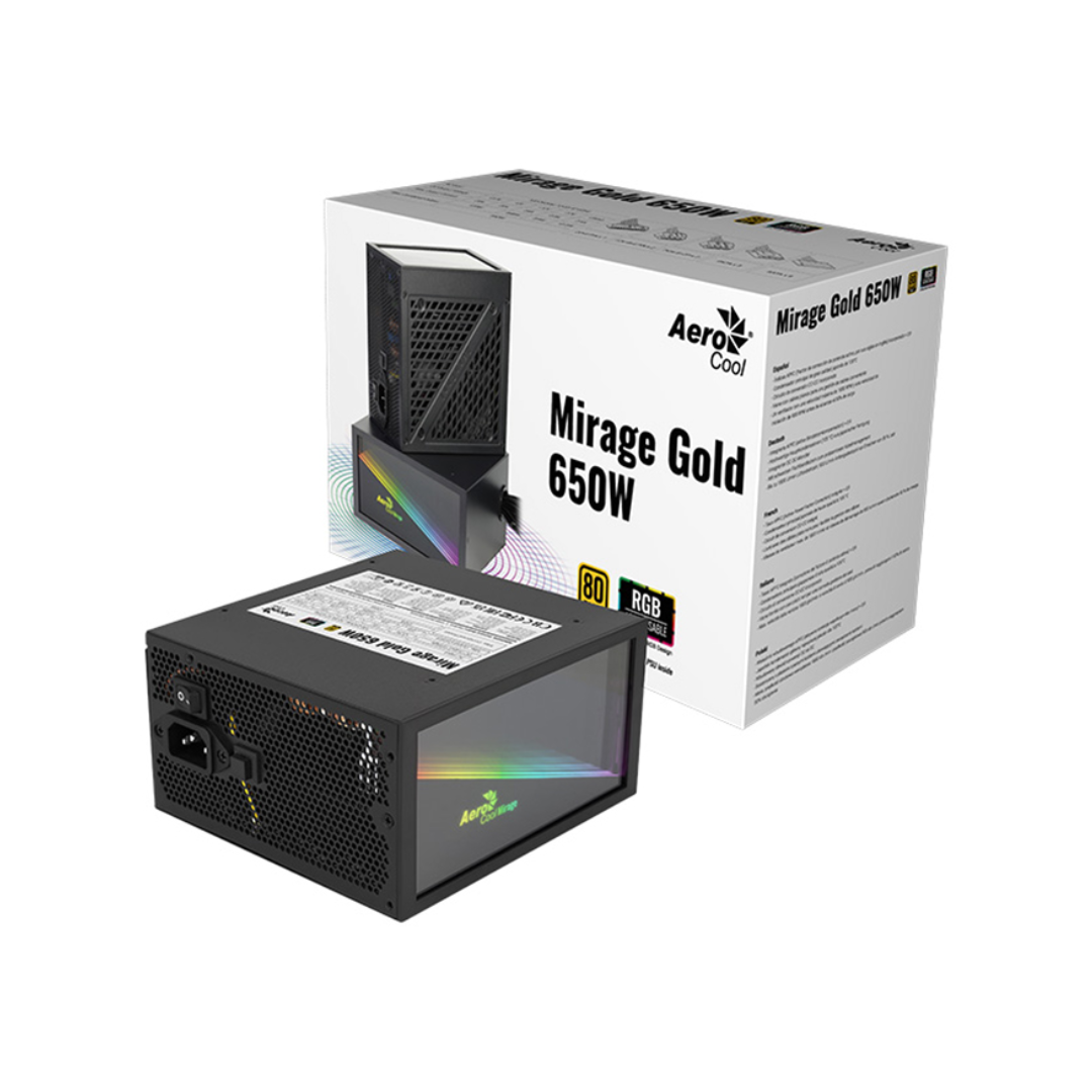 купить Блок питания Aerocool Mirage Gold 650W в Алматы
