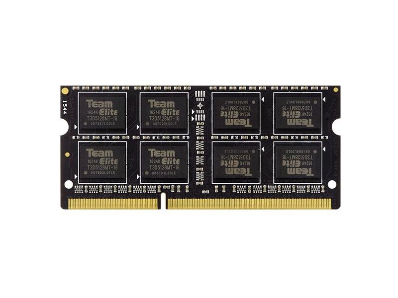 купить ОЗУ для ноутбука Team Group Elite DDR3 SODIMM 8Gb/1600MHz, CL11-11-11-28, 1,5V, TED38G1600C11-S01 в Алматы