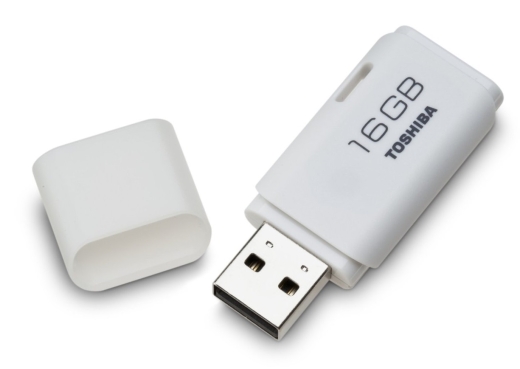 купить USB-ФЛЕШ-НАКОПИТЕЛЬ 16Gb TOSHIBA U202 USB 2.0 THN-U202W0160E4 WHITE  в Алматы