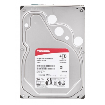 купить Жесткий диск HDD 4Tb TOSHIBA X300 SATA 6Gb/s 7200rpm 128Mb 3.5* HDWE140UZSVA                                                                                                                                                                               в Алматы