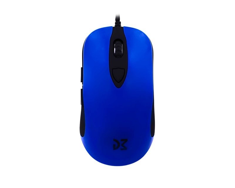 купить Мышь Dream Machines DM1 FPS Ocean Blue<Оптический сенсор PMW3389, Плетеный шнур 1.8 m USB 12000 dpi> в Алматы