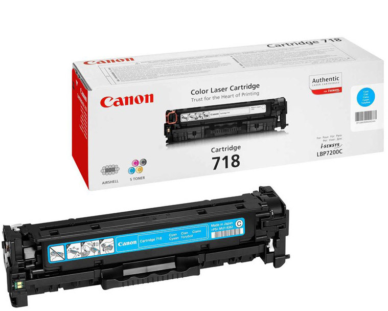 купить Картридж Canon/718C/Лазерный/голубой в Алматы