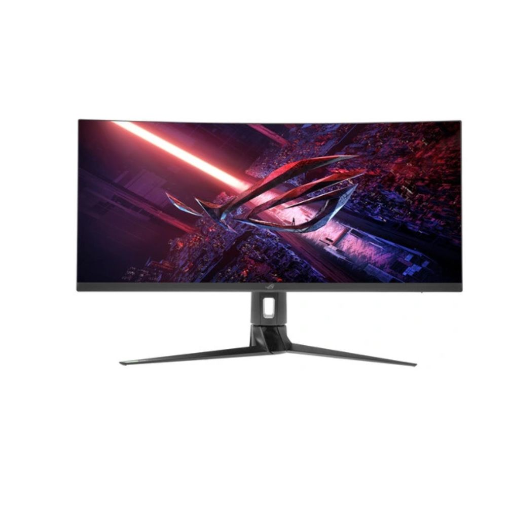 Купить Монитор 34* Asus ROG Strix XG349C, Black, Fast IPS,3440x1440@180Hz,400кд/м2,1000:1,1ms,USB-C,HDMI,DP  90LM06V0-B01A70 в Алматы