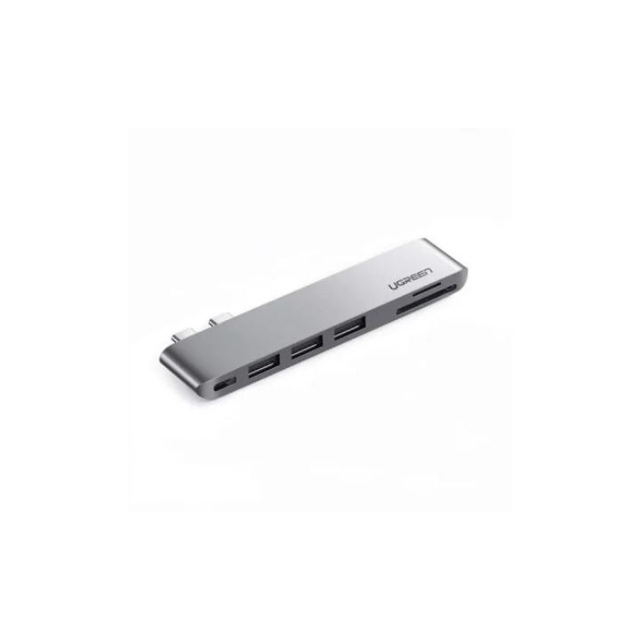 купить Адаптер UGREEN CM251 USB-C Multifunction Adapter (Space Gray) в Алматы