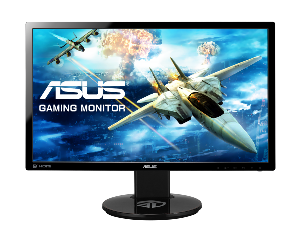 купить Монитор ASUS VG248QE TN,24*,16:9 FHD(1920x1080x144 Hz),350cd/m2,1000:1,80M:1,170/160,1ms,Spkrs 2W,DVI,HDMI,DP,Gaming,Blk в Алматы
