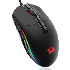 купить Мышь проводная игровая оптическая Redragon Invader RGB, (черный) USB, 8 кнопок,10000 dpi, НОВИНКА! в Алматы