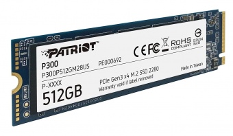 купить Накопитель SSD Patriot P300 M2 2280 PCIe 512GB <R/W 1700/1200> в Алматы