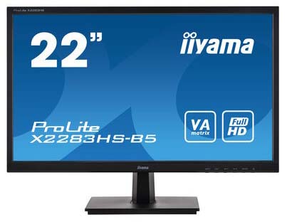 купить Монитор жидкокристаллический Iiyama LCD 21.5" 16:9 1920х1080(FHD) VA, nonGLARE, 250cd в Алматы
