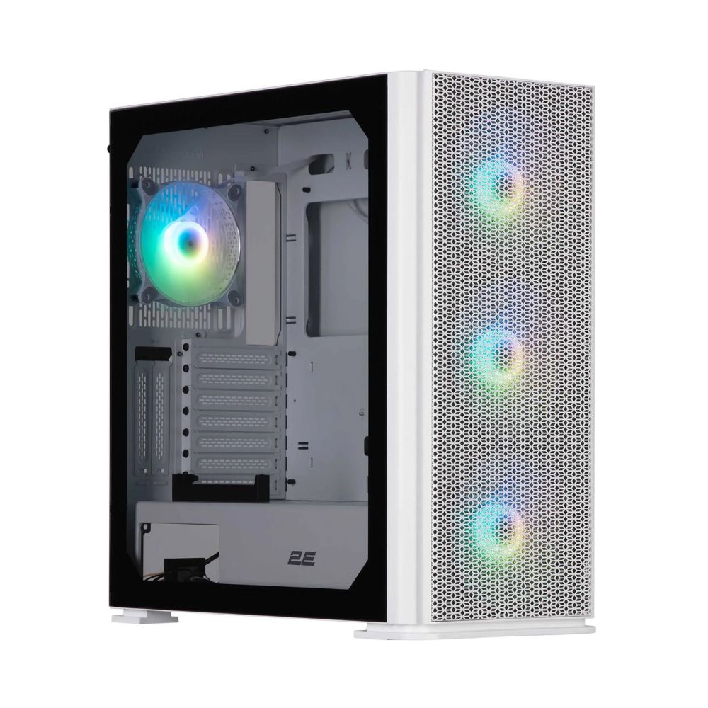 Купить Корпус 2E Gaming Vertex GI01W, Midi Tower, E-ATX, White, 2x3.5*/2x2.5*, 2xUSB3.0, USB-C, RGB в Алматы