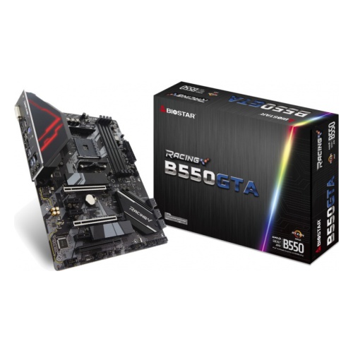 купить Материнская плата AM4 Biostar B550GTA <ATX, 4xDDR4, DVI-D, DP, HDMI, M2*2, USB Type C*1> в Алматы