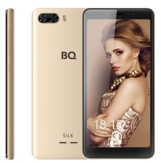 купить Смартфон BQ-5520L Silk Золотой /  в Алматы