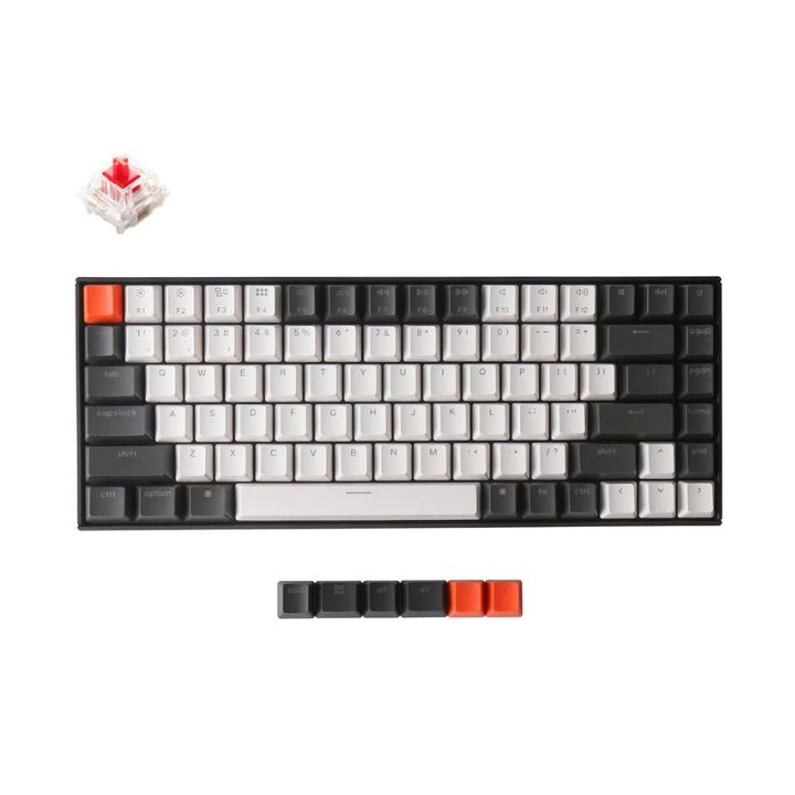 купить Клавиатура Keychron K2-A1H Red Switch White Led Hot-Swap Gateron G pro Mechanical Wireless в Алматы