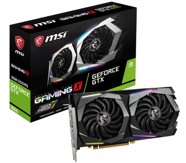 купить Видеокарта MSI GeForce GTX1660, 6GB GDDR5 192-bit 1xHDMI 3xDP GTX 1660 GAMING 6G в Алматы