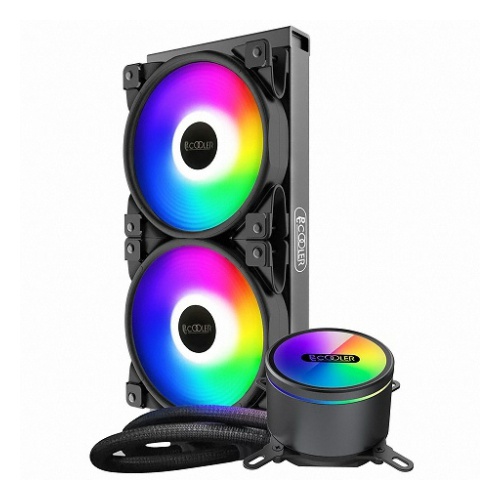 купить Водяное охлаждение PCCooler  GI-CX240 ARGB 2000rpm, TDP 250W в Алматы