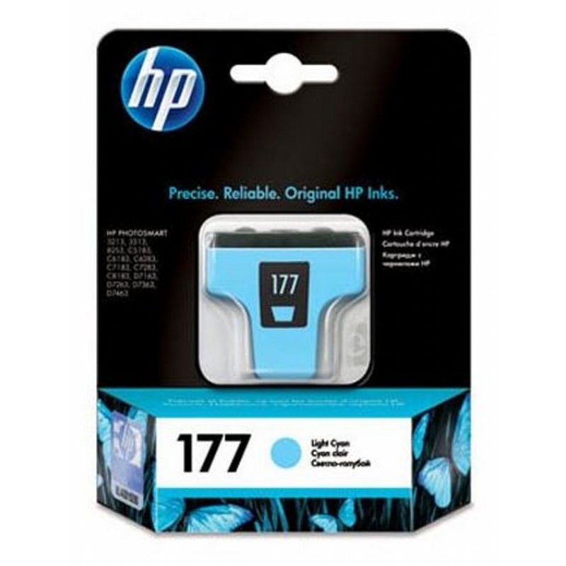 купить Картридж струйный HP C8774HE, №177 для HP PS3213/3313/C5183/ C6183/C6283/C7183/ C7283/D7163/D7363/ D7463/8253, голубой в Алматы
