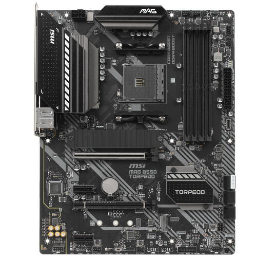 купить Материнская плата MSI MAG B550 TORPEDO AM4 B550 4xDDR4 6xSATA3 RAID 2xM.2 HDMI DP ATX в Алматы