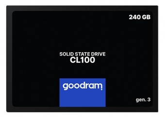 купить Твердотельный накопитель 240GB SSD GOODRAM CL100 Gen.3 2.5” SATA3 R520Mb/s W400MB/s SSDPR-CL100-240-G3 в Алматы
