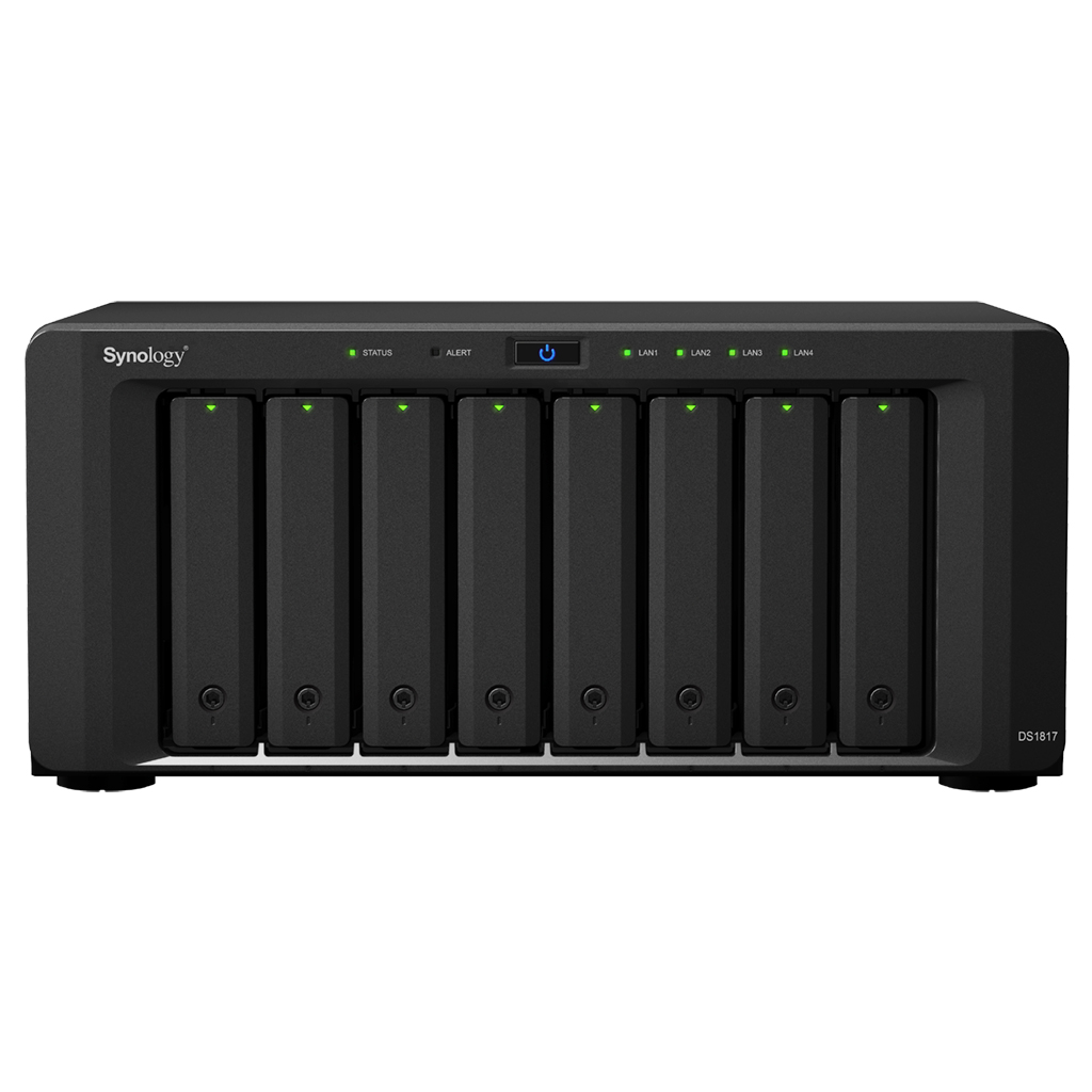 купить Сетевое оборудование Synology Сетевой NAS-сервер DS1817  8xHDD NAS-сервер для бизнеса в Алматы