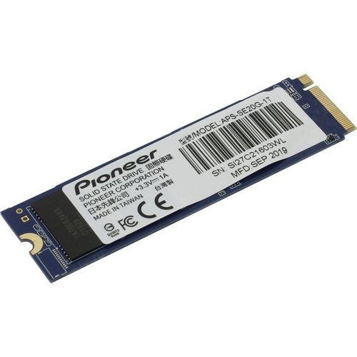 купить Твердотельный накопитель SSD Pioneer 1TB M.2 2280 PCIe Gen3x4 APS-SE20G-1T R/W up to (3400/3000) в Алматы