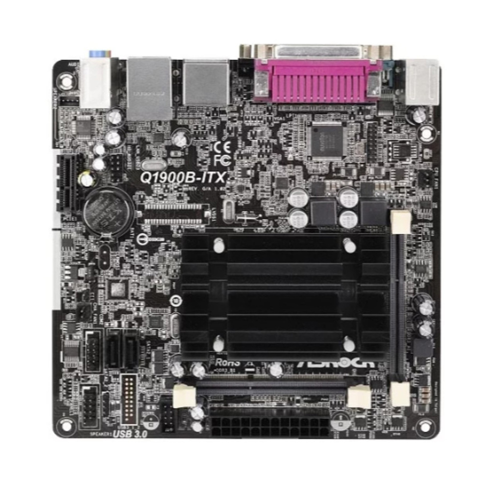 купить Материнская плата ASRock  Q1900B-ITX Dsub+HDMI GbLAN SATA Mini-ITX 2DDR-III SO-DIMM в Алматы