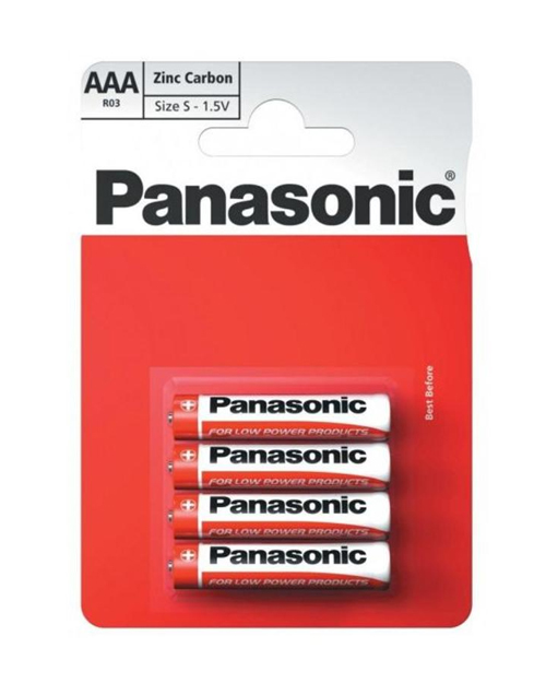 купить Батарейка солевая PANASONIC Red Zinc ААА/4B /  в Алматы