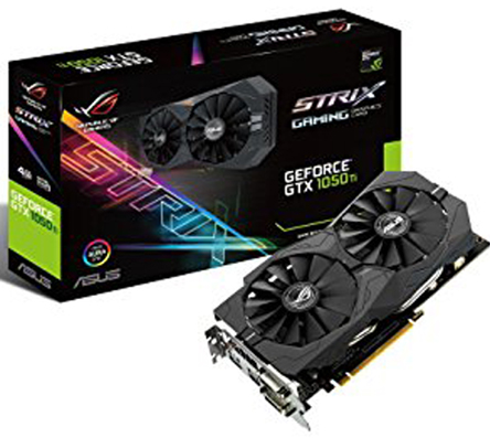 купить Видеокарта ASUS GeForce GTX 1050Ti 4GB 128bit GDDR5 1xHDMI 2xDVI-D 1xDisplay 1290/7008 STRIX-GTX1050Ti-4G-GAMING в Алматы