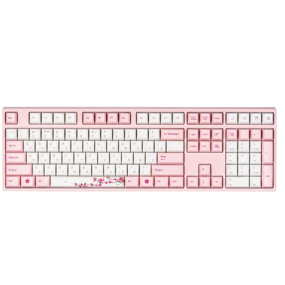 купить Клавиатура Varmilo VEM108 Sakura R1 EC V2 Daisy UA&nbsp;A36A042A8A3A17A036 в Алматы