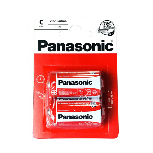 купить Батарейка солевая PANASONIC Red Zinc С/2B /  в Алматы