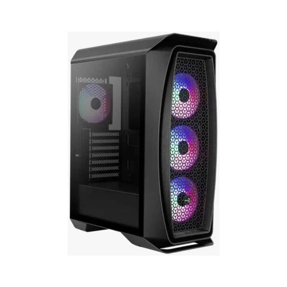 купить Компьютерный корпус без БП, Aerocool, Aero One Frost-G-BK-v1, ATX/Micro ATX, USB 2*3.0, HD-Audio+Mic, Кулер 4*12см Frost в Алматы