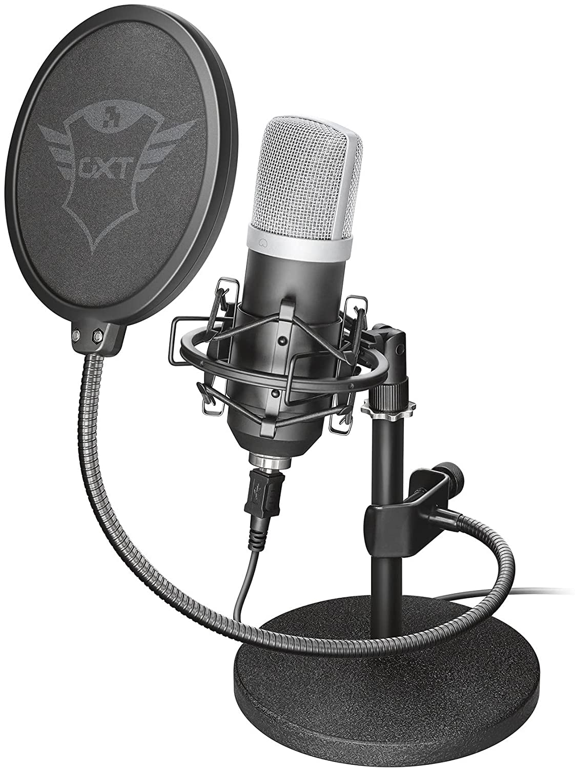 купить Студийный USB-микрофон Trust GXT 252 EMITA PLUS STREAMING MICROPHONE в Алматы