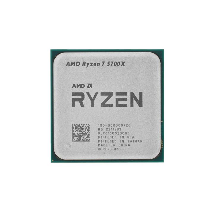 купить Процессор AMD Ryzen 7 5700X 3,4Гц (4,6ГГц Turbo) 8/16  4MB L2 32MB L3 65W AM4 OEM 100-000000926 в Алматы