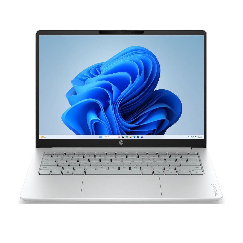 Купить Ноутбук HP OmniBook 3 14-hy0091ci,R5 130,8G D5,512G PCIe,14"(1920x1200)IPS AG 300nt,W11H,1yw,,FHD IR Cam,silver в Алматы