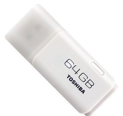 купить USB-ФЛЕШ-НАКОПИТЕЛЬ  64Gb TOSHIBA U301 USB 3.0 THN-U301W0640E4 WHITE  в Алматы