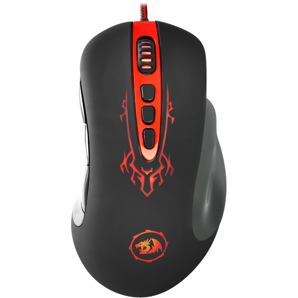 купить Мышь проводная игровая оптическая Redragon Origin (черный) USB, 10 кнопок, 500-4000 dpi, НОВИНКА! в Алматы