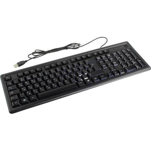 купить Проводная USB-клавиатура HP 100 черная 2UN30AA,  107 клавиш в Алматы