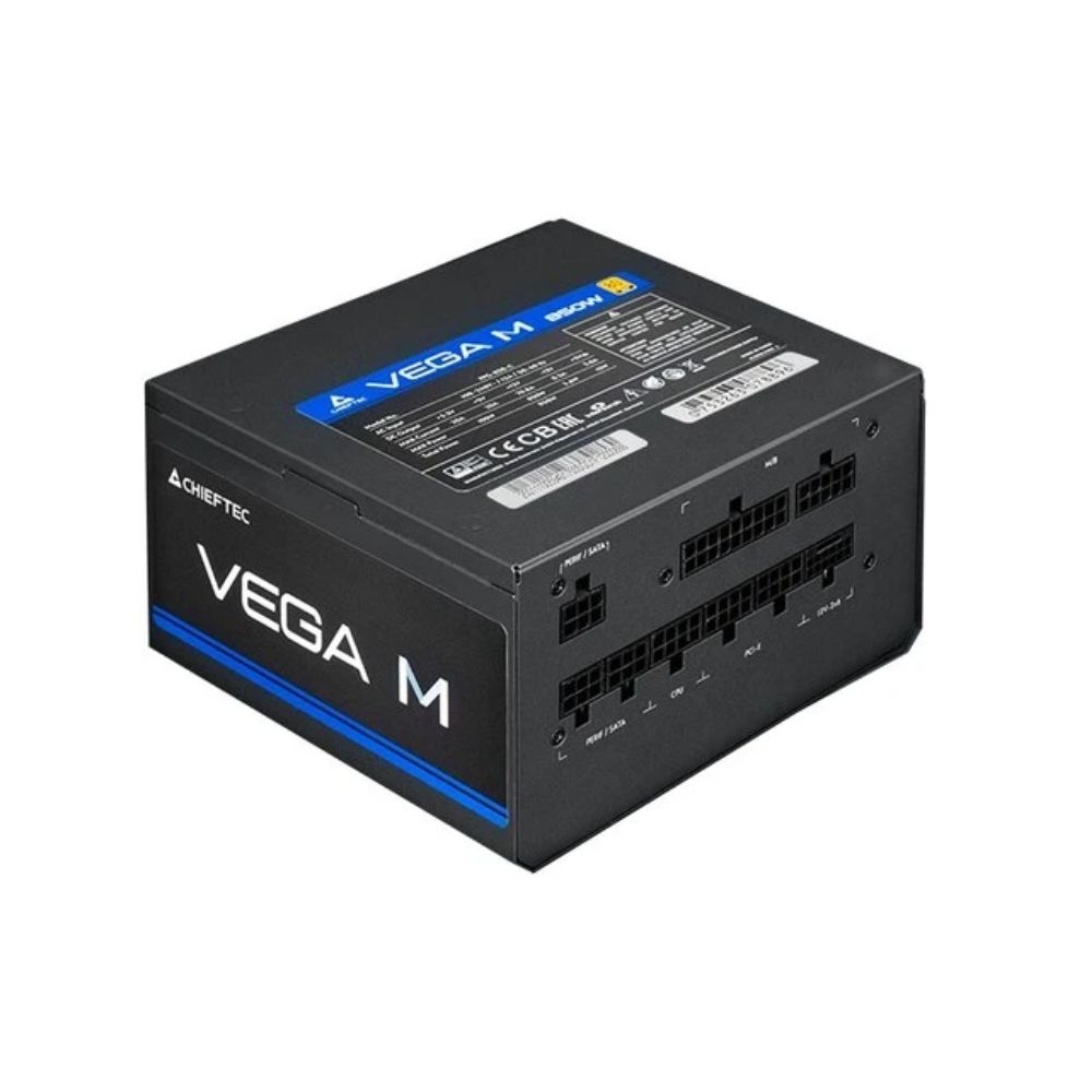 купить Power supply ATX Chieftec Vega M, PPG-850-C, 850W, 80Plus Gold, modular, ATX3.1 в Алматы