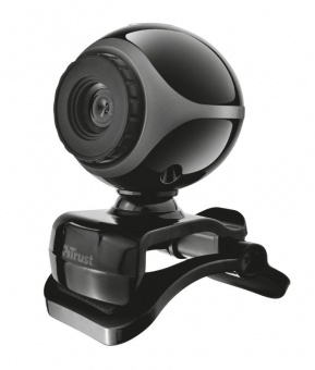 купить Веб-камера Trust Exis Webcam Black-Silver в Алматы