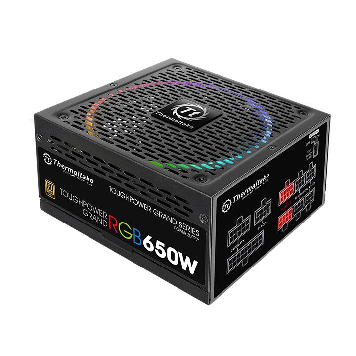 купить Thermaltake Toughpower Grand RGB Sync Edition 650W (PS-TPG-0650FPCGEU-S) - модульный в Алматы