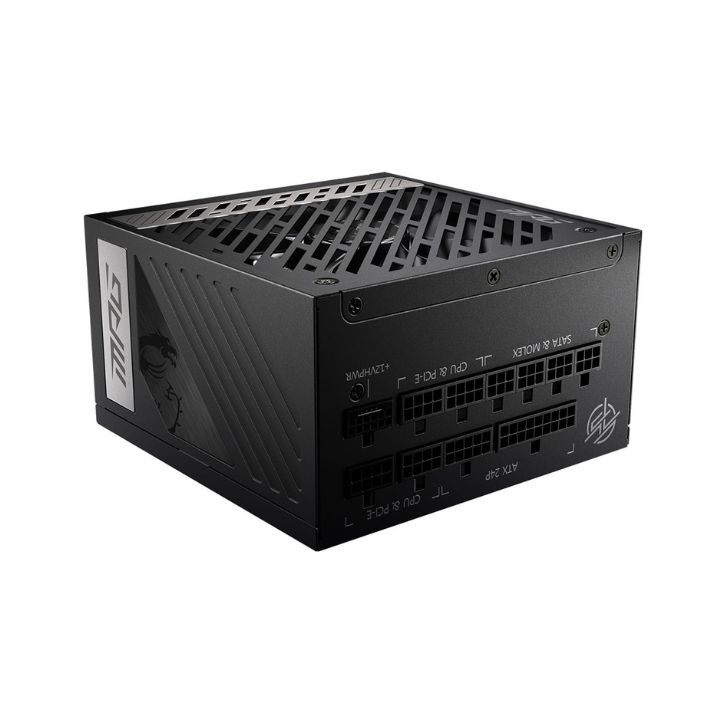 купить Блок питания MSI MPG A850G PCIE5, 850W, Active PFC, 80+ GOLD, Full Modular, MPG A850G PCIE5 в Алматы