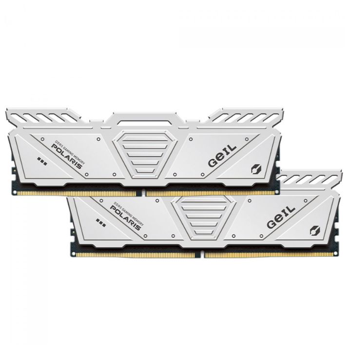 купить Оперативная память 32GB Kit (2x16GB) GEIL Polaris 5200Mhz DDR5 PC5-41600 GOW532GB5200C34ADC White в Алматы