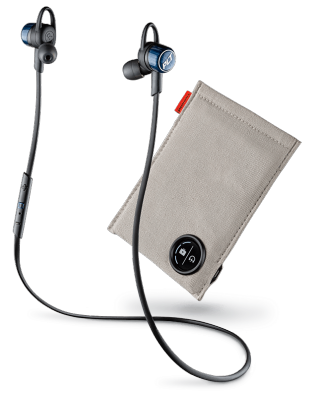 купить Наушники-вкладыши беспроводные Plantronics BACKBEAT GO 3 синий в Алматы