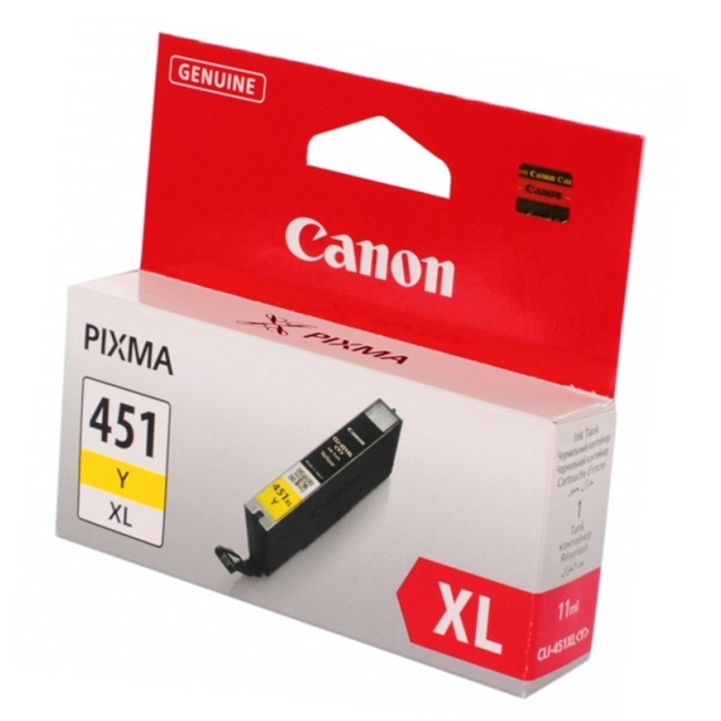 купить Картридж Canon/CLI-451XL Y/Струйный/желтый/11 мл в Алматы