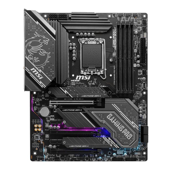 купить Материнcкая плата MSI Z790 GAMING PRO WIFI s1700 Z790 4xDDR5 HDMI WiFi BT ATX в Алматы