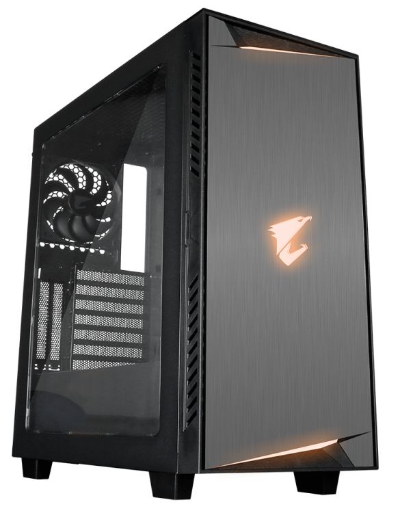 купить Компьютерный корпус, Gigabyte, GB-AC300W, V2, ATX/Micro ATX, USB2*3.0, HD-Audio Mic, Контроллер , Кулер 12см, Кулер 12см LED, Высота процессорного кулера до 155мм, Толщина 0,5мм, Без Б/П, Чёрный в Алматы