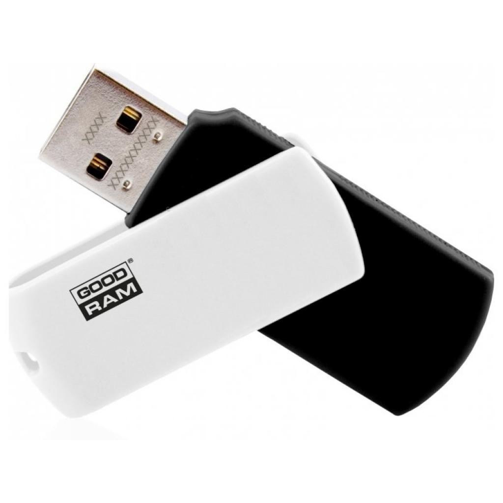 купить USB-ФЛЕШ-НАКОПИТЕЛЬ 16Gb GOODRAM UCO2 USB 2.0 UCO2-0160KWR11 BLACK/WHITE в Алматы