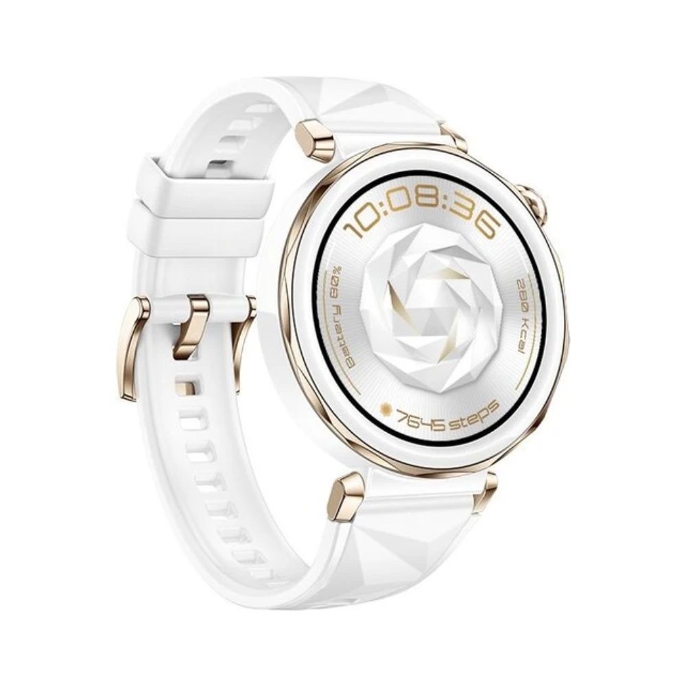 купить HUAWEI WATCH GT 5 Pro (41mm)White Fluoroelastomer Strap в Алматы