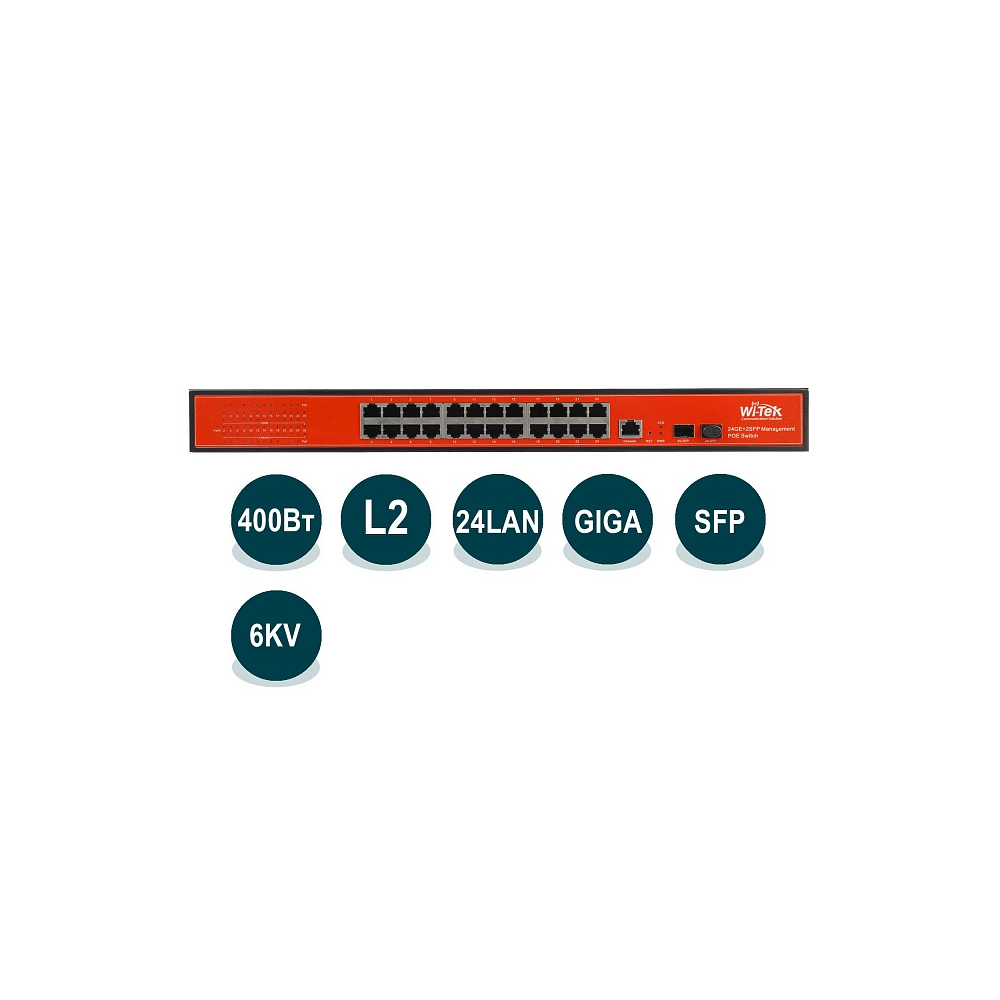купить Wi-Tek WI-PMS326GF в Алматы