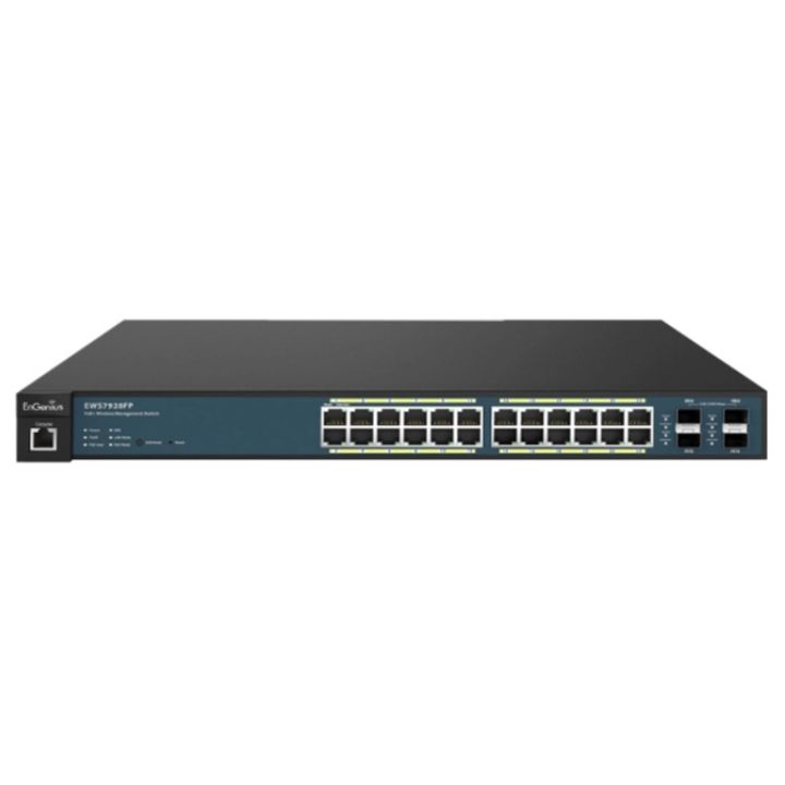 купить Гигабитный управляемый контроллер точек доступа EWS7928FP Neutron Series 24-Port 370W в Алматы